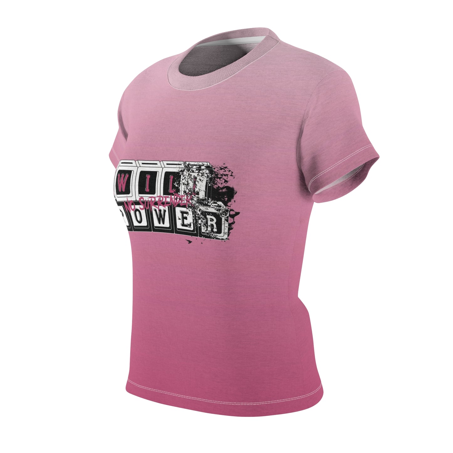 Side profile of the Tag-Less Jersey T-Shirt showcasing a relaxed fit