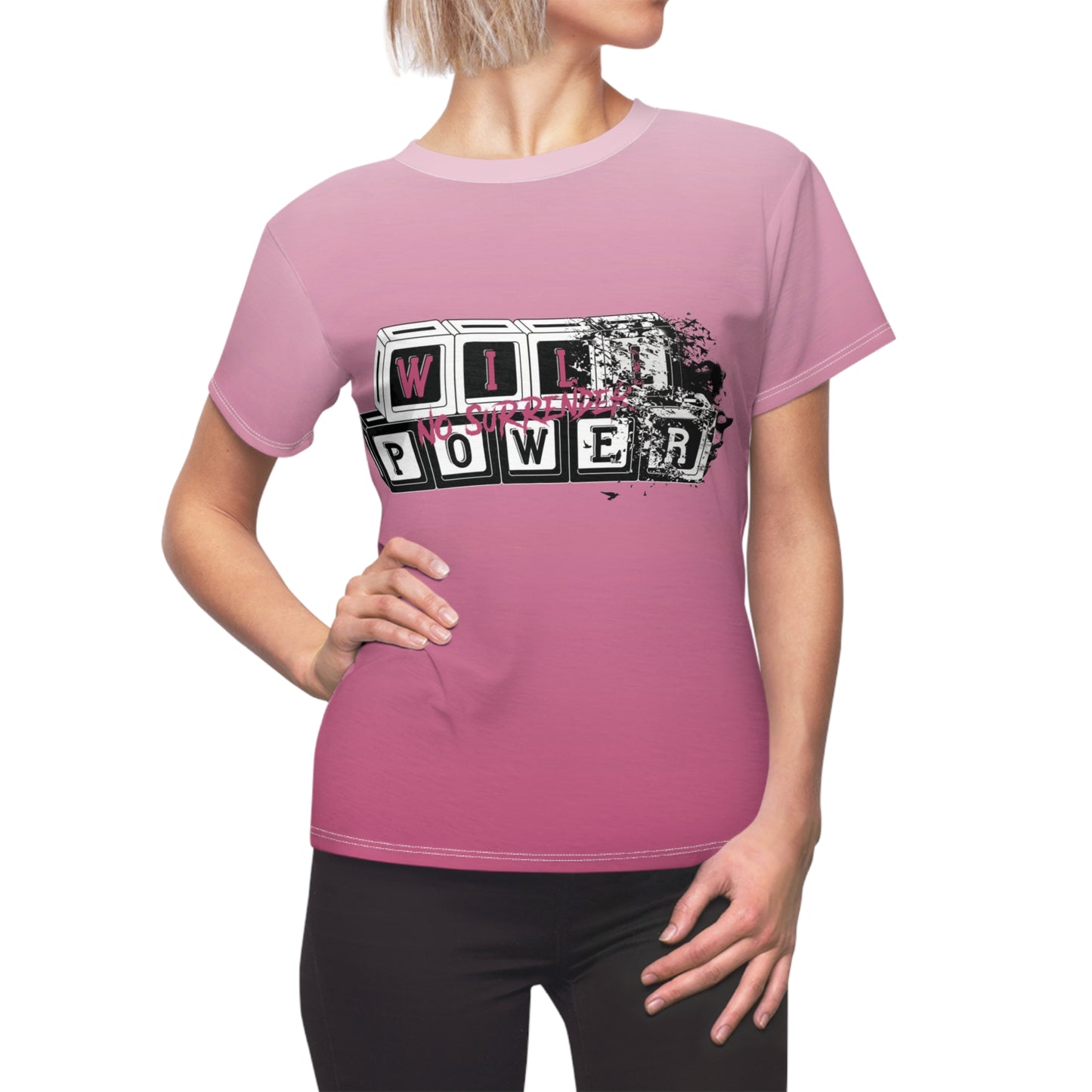  Model styling the Tag-Less Jersey T-Shirt in a casual everyday look