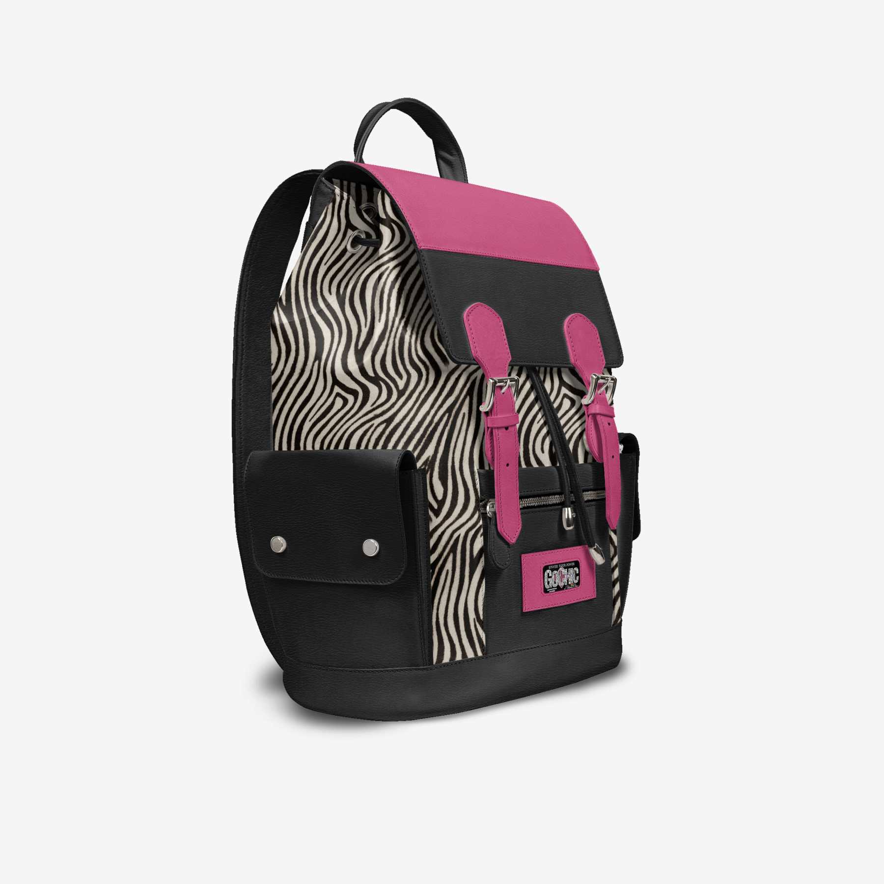 Side view of GoChic™ Backpack showcasing premium craftsmanship