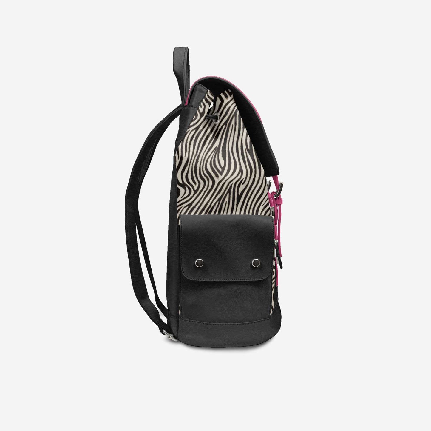Side view of GoChic™ Backpack showcasing premium craftsmanship