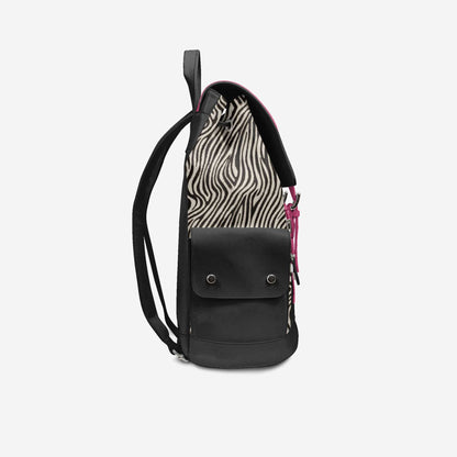 Side view of GoChic™ Backpack showcasing premium craftsmanship