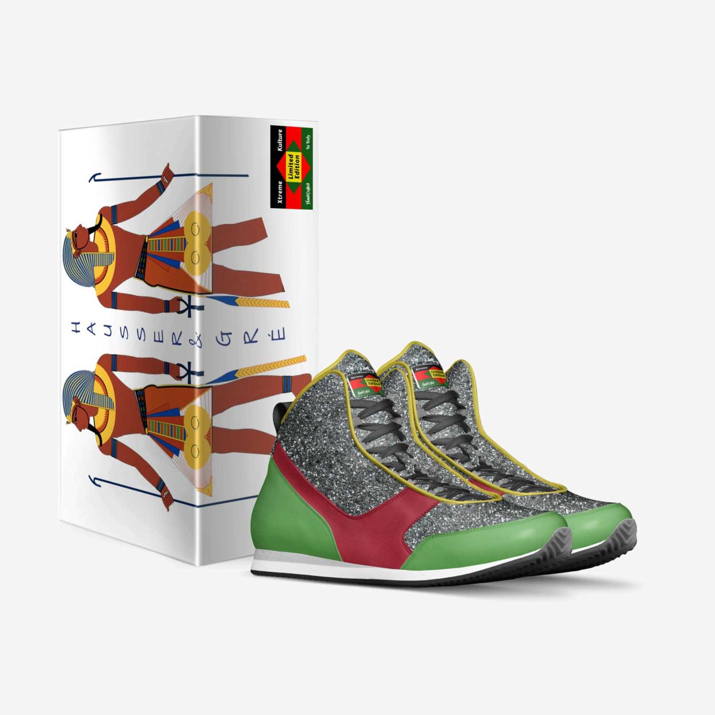 XK-Nubian Sneakers - Luxury Designer Sneakers by Volonté Chic Collection
